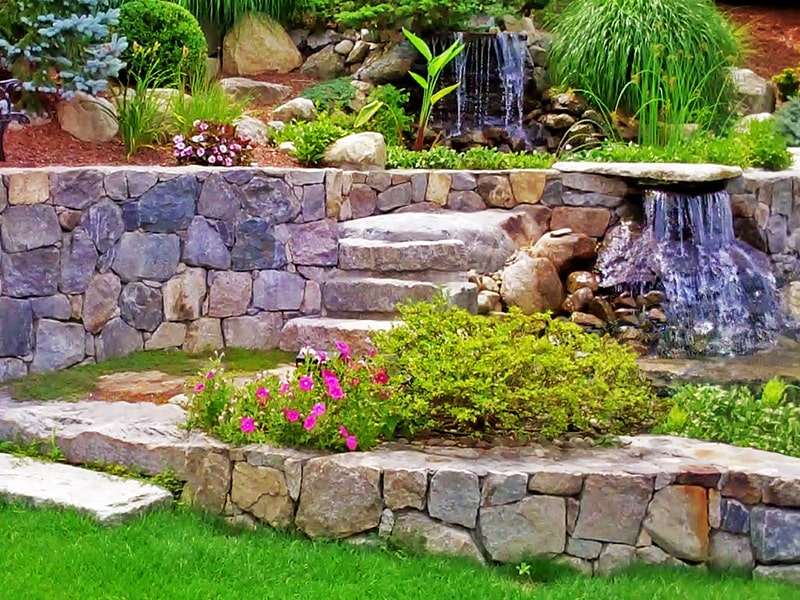 Historic Boulder Walls, Granite Stairs, Gardens & Ponds - Rodenhiser ...